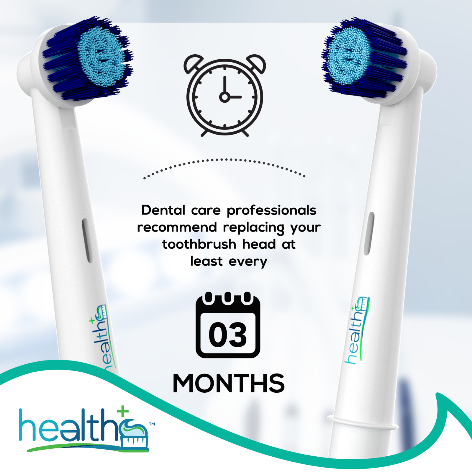 Compatible with Oral-B Electric Toothbrush Sensitive Replacement Heads