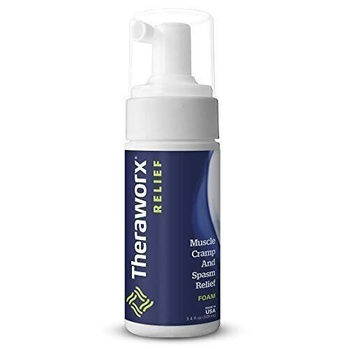 THERAWORX Relief Fast-Acting Foam for Leg & Foot Cramps and Muscle Soreness,…