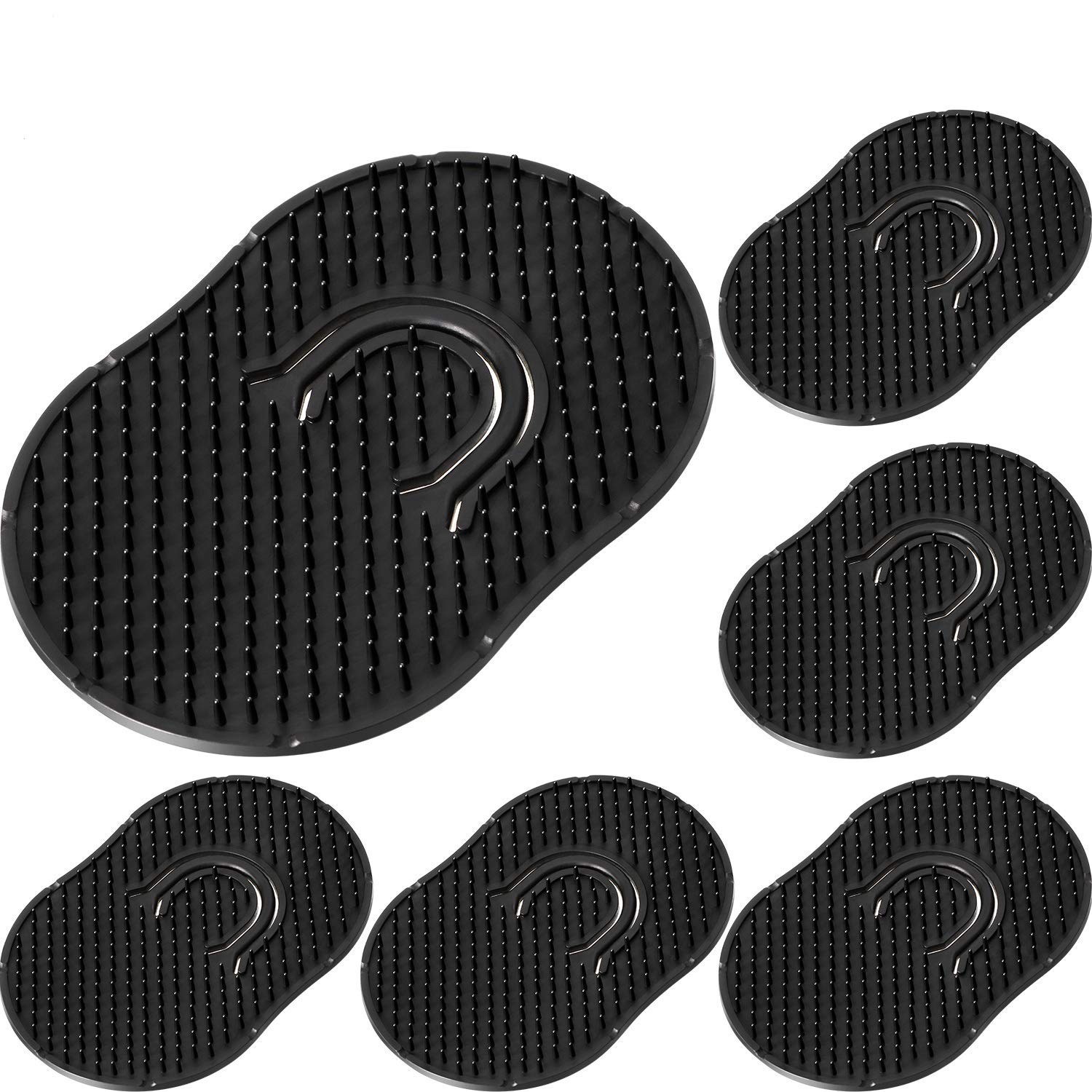6 Packs Soft Portable Pocket Palm Combs, Shampoo Comb, Massager Hair Brush, Scal