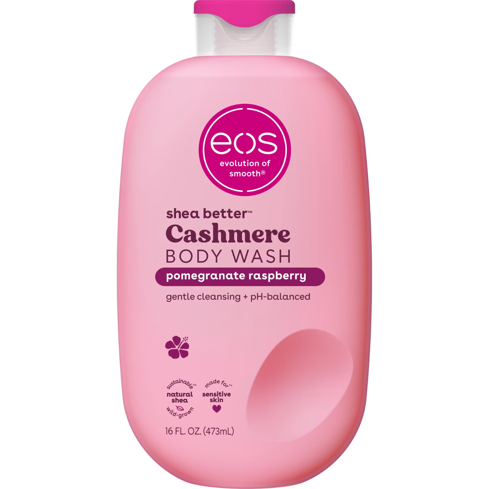 eos Shea Better Cashmere Body Wash, Pomegranate Raspberry, 16oz