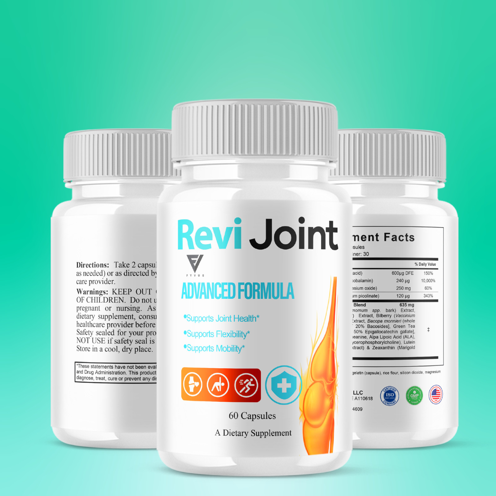 (5 Pack) ReviJoint Premium Joint Support Supplement, Revi Joint (300 Capsules)