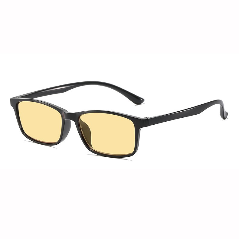Men Yellow Lens Anti Blue Light Reading Glasses Women Night Vision Sunglasses