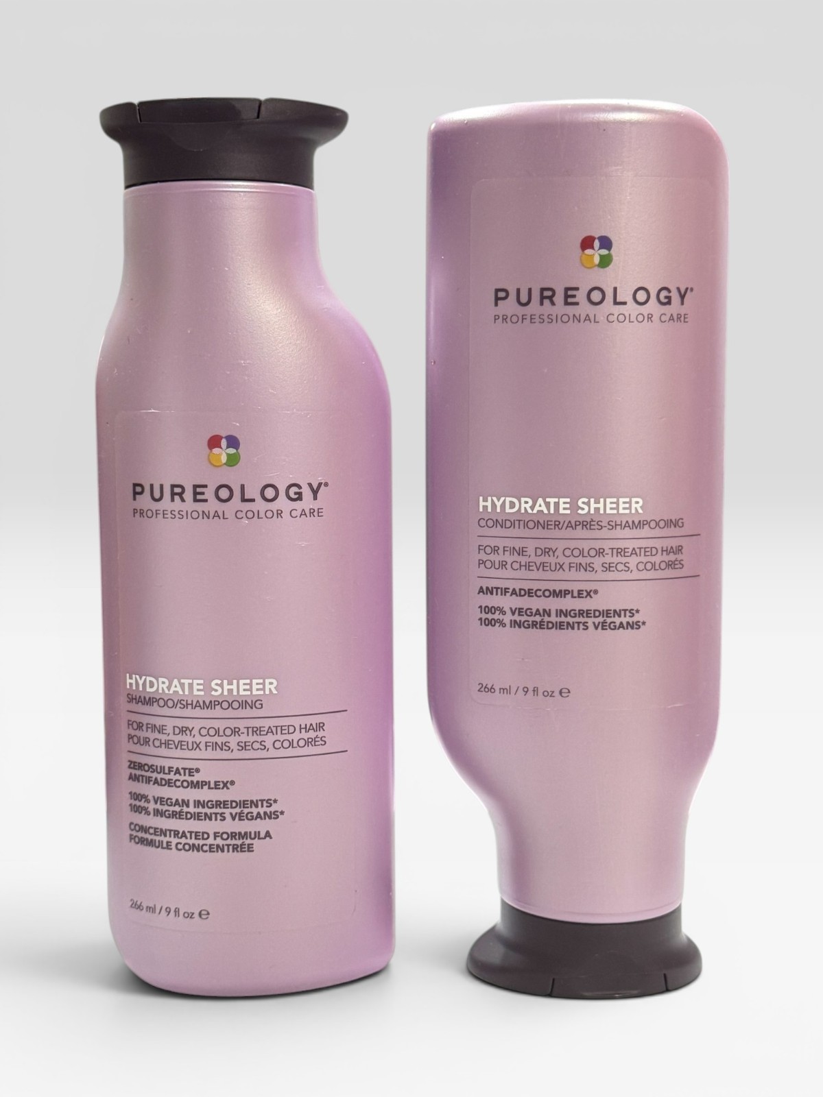 Pureology HYDRATE SHEER Shampoo and Conditioner 9 fl. oz.