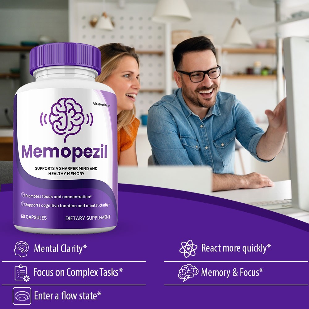 Memopezil Capsules, Max Strength, Memo Pezil for Clarity and Health (5 Pack)