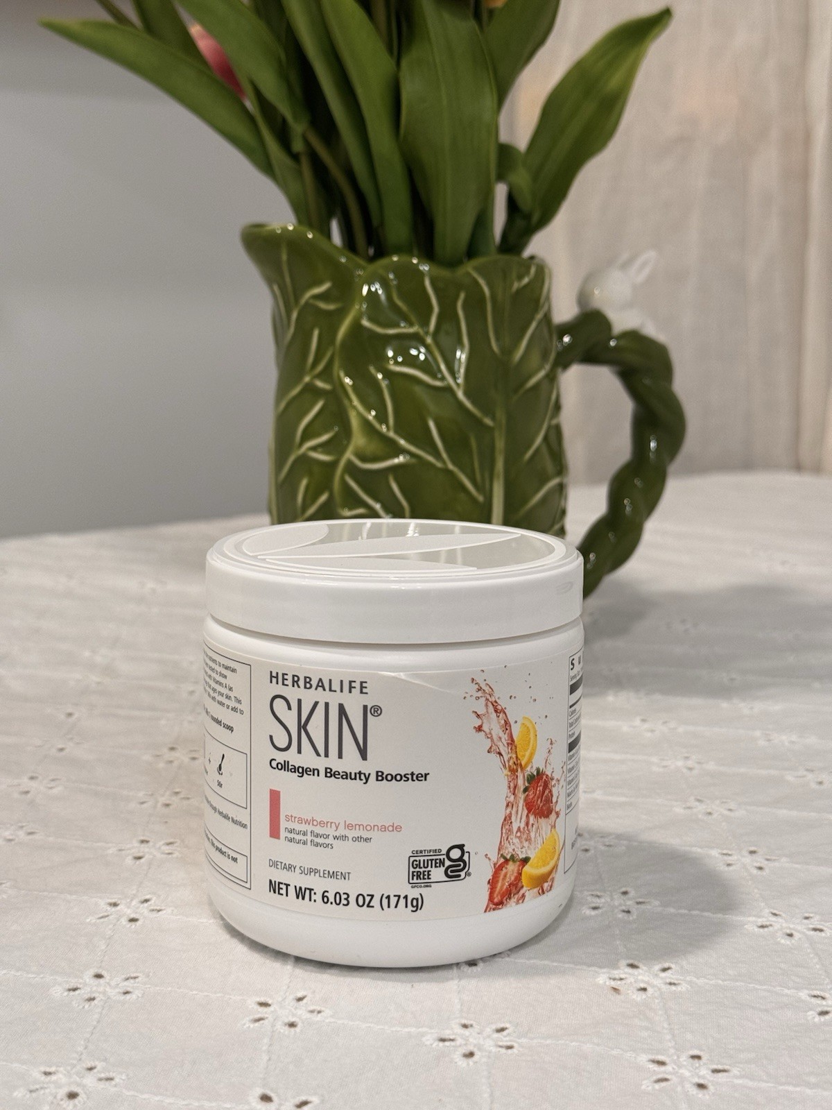 Herbalife SKIN Collagen Beauty Booster Strawberry Lemonade 6.03 Oz Free Shipping