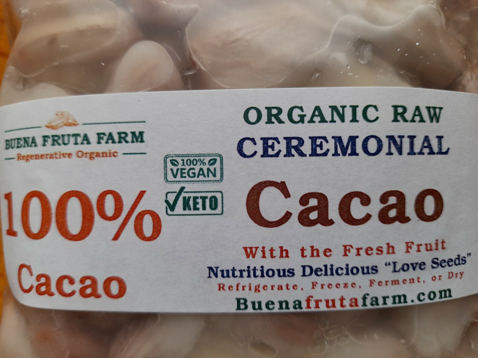 Ceremonial Cacao, Regenerative Organic, 1 Pound