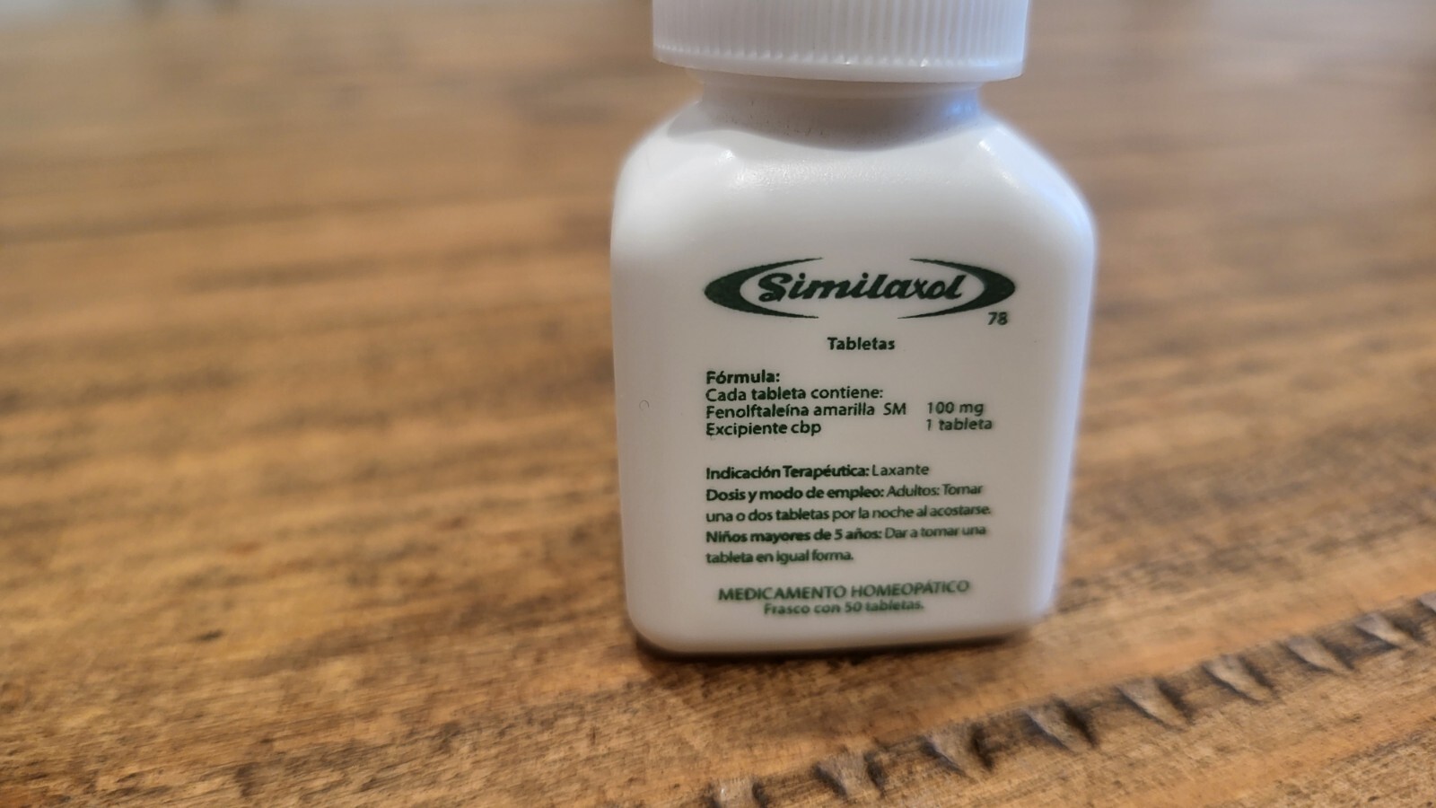 SIMILAXOL Mild 100 mg Laxative Tablets – 50 Count