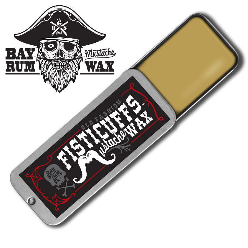 FISTICUFFS MUSTACHE WAX (Bay Rum Scent)