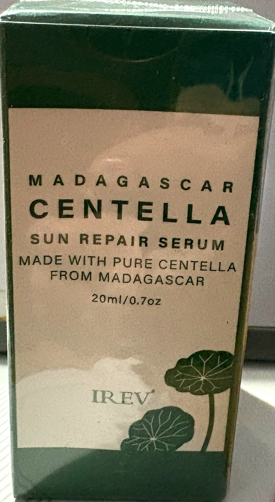 IREV Madagascar Centella Sun Repair Serum Centella Asiatica Redness 20ml Face
