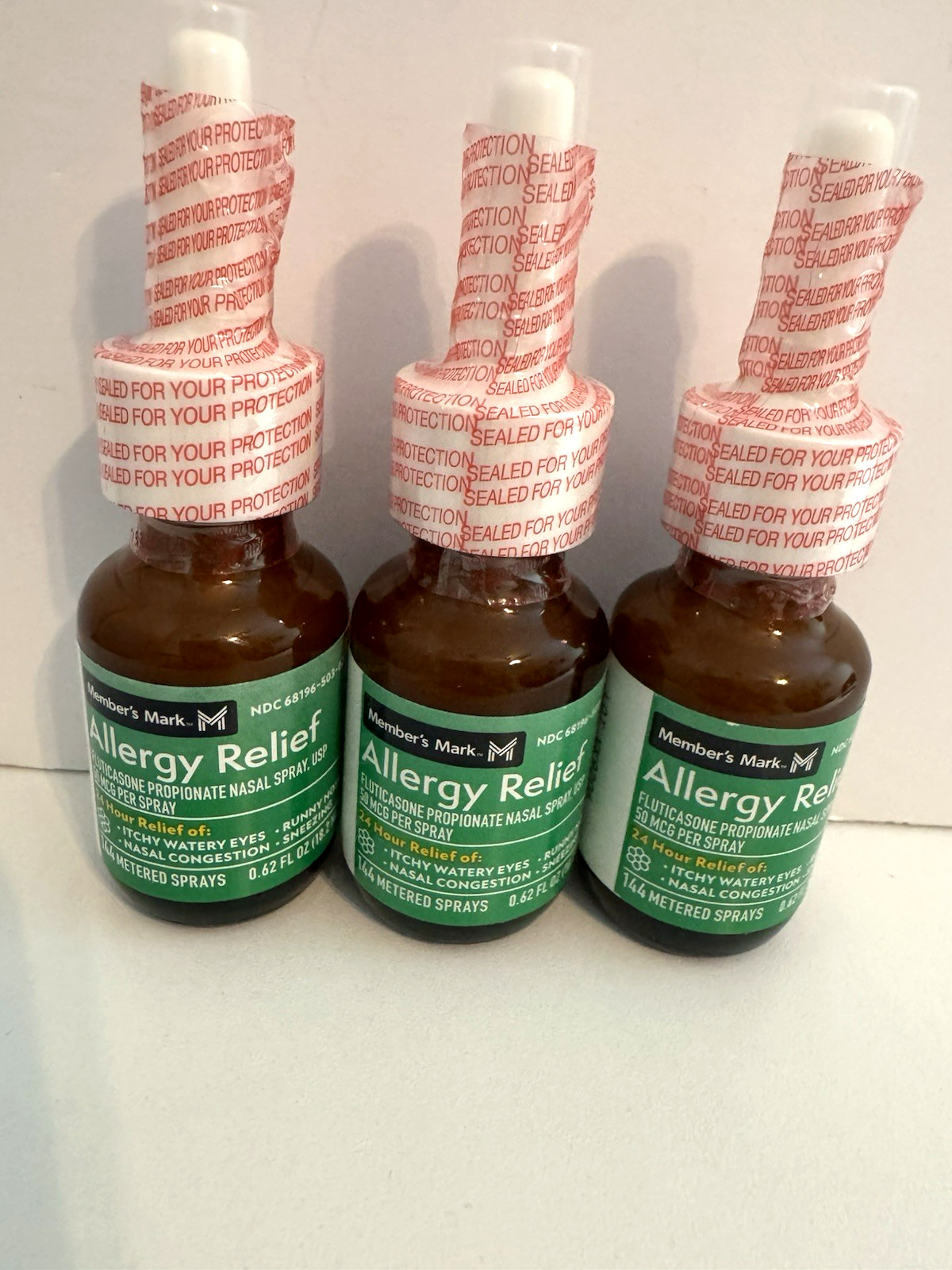 3 PACK Fluticasone Propionate 50mcg Flonase Nasal Allergy Spray Exp: 03/2027