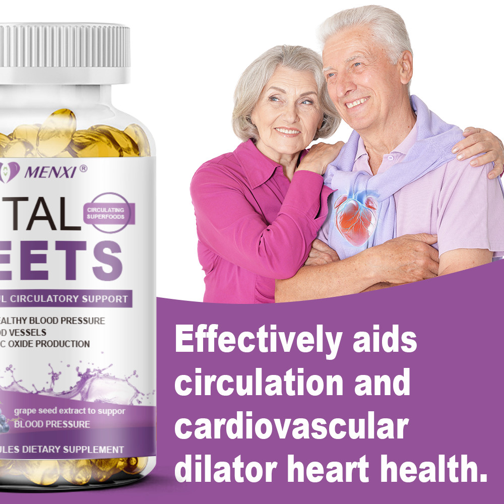 Total Beets Circulation Superfood Beet Root with Blood Pressure Support 240Pcs