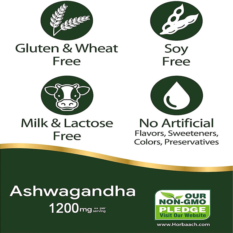 KSM-66 Ashwagandha 1200 Mg – Balance Mood, Reduce Stress,Increase Stamina