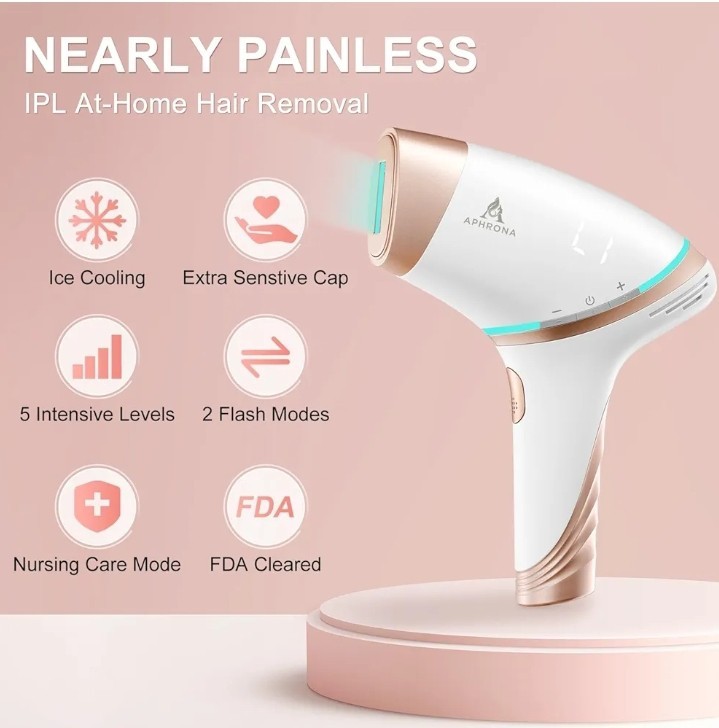 Aphrona® Hair Removal | For Full Body, Face, Sideburns, Stomach, Arms | Easy to