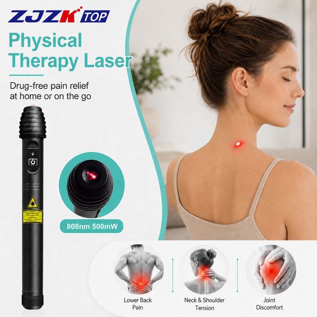 500mW Photobiomodulation LLLT Laser Therapy Device for TMJ Discomfort Neck Pain