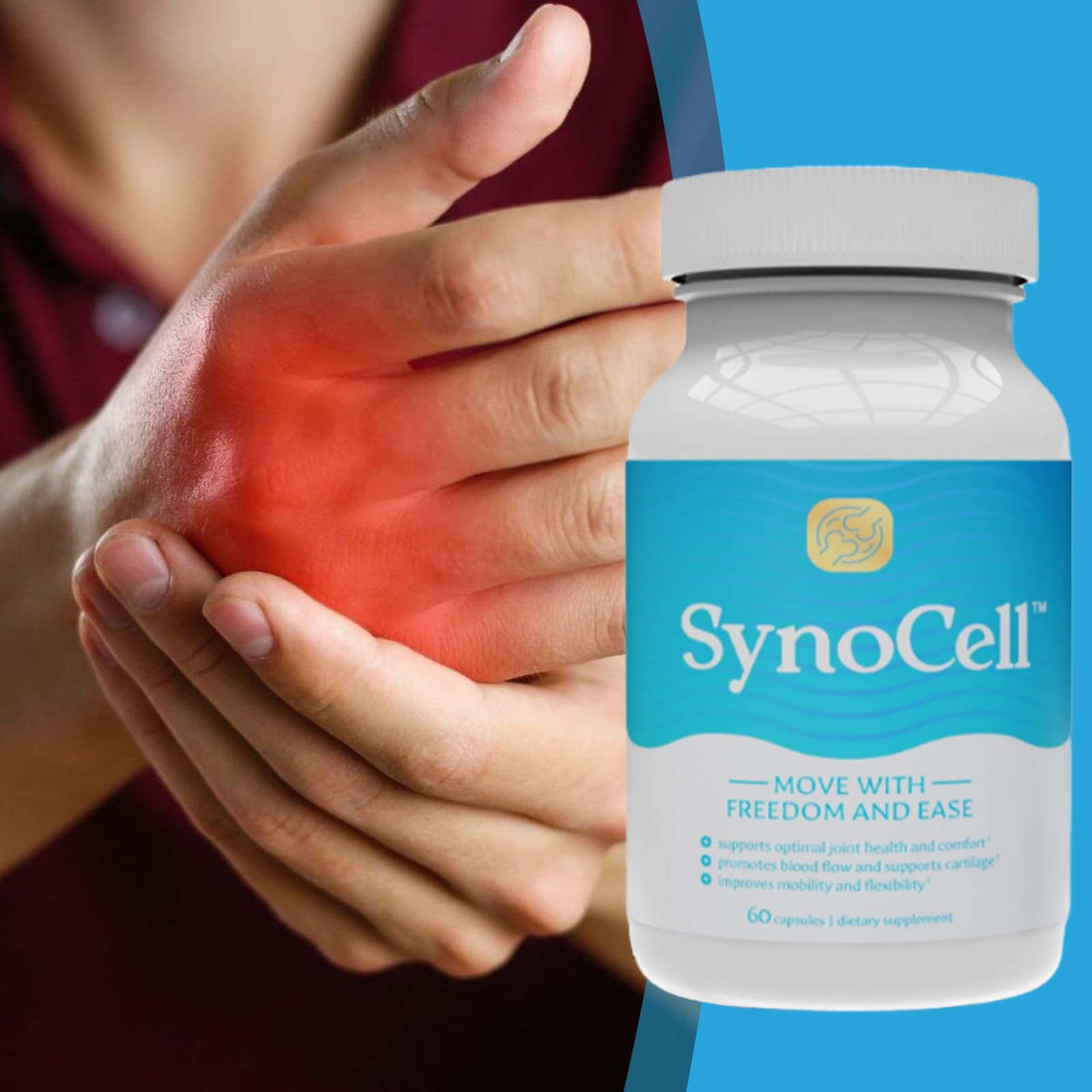 Synocell Glucosamine Chondroitin Complex Back Neck & Joint Support Supplement