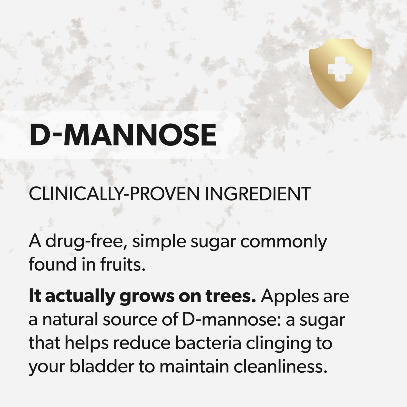 D-Mannose Urinary Tract Support – Cleanse & Protect, Clinical Strength, 120 Coun