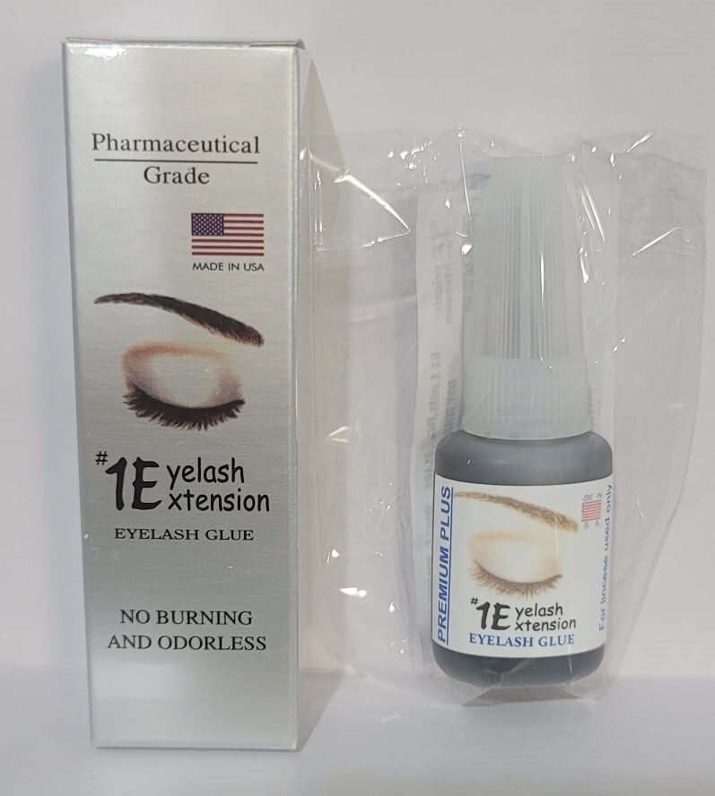 Number One #1 PREMIUM PLUS Extension Eyelash Glue Adhesive No Burn 0.34 oz NIB