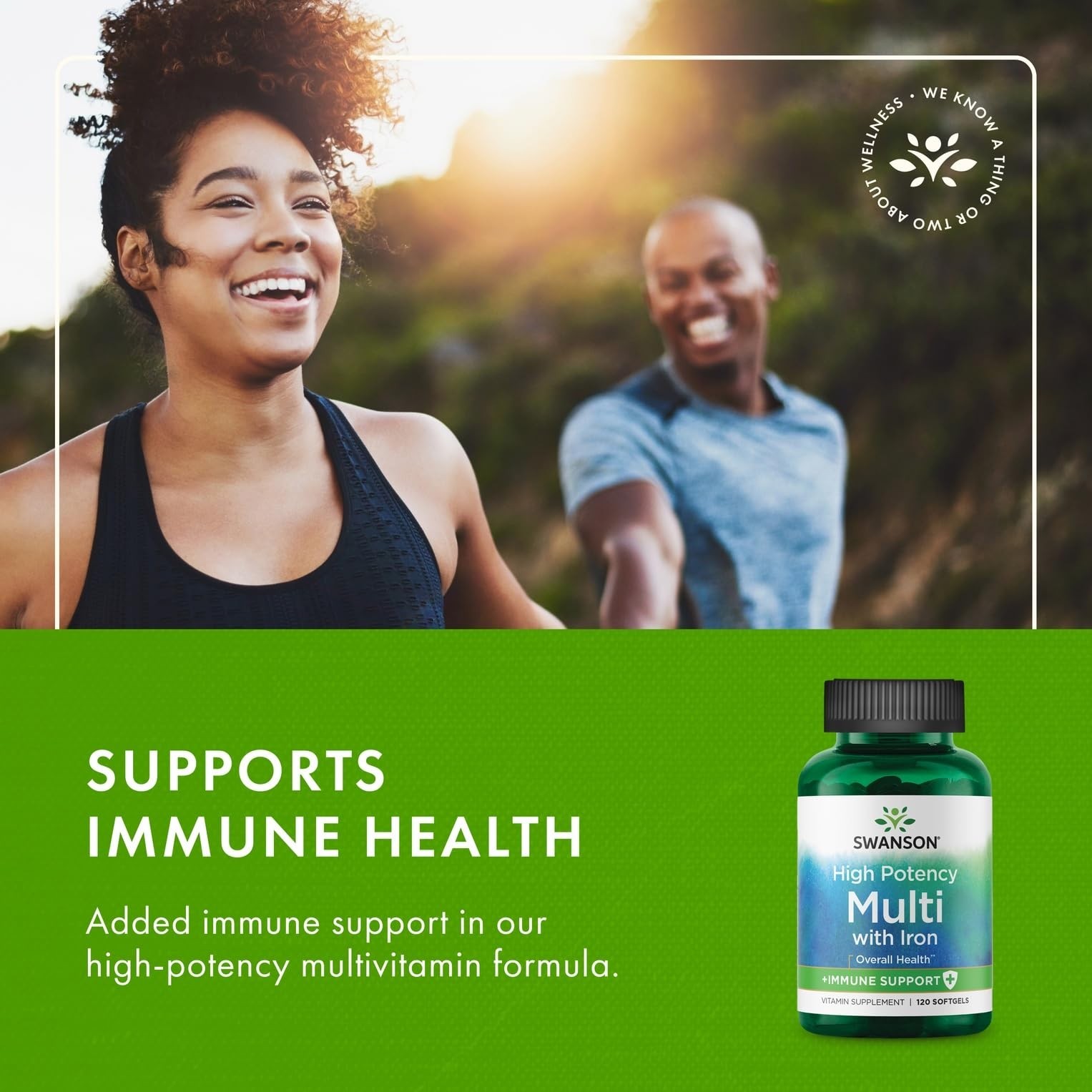 High Potency Multivitamin Supplement, 120 Softgels for Energy & Wellness