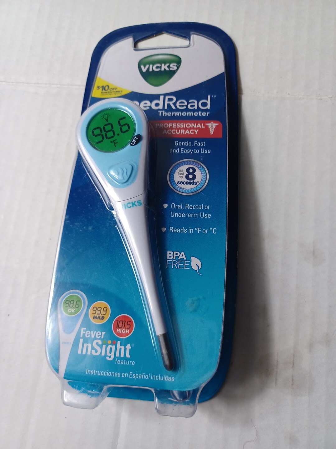 NEW Vick’s Speed Read TherProfessional Accuracy BPA Free