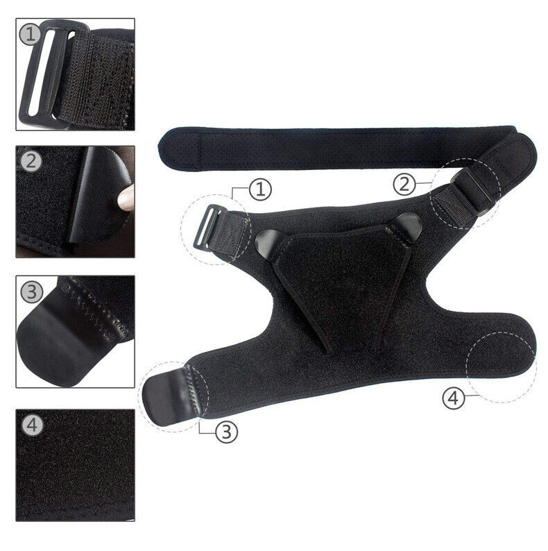 Shoulder Brace Rotator Cuff Support Relief Pain Adjustable Left & Right Belt US
