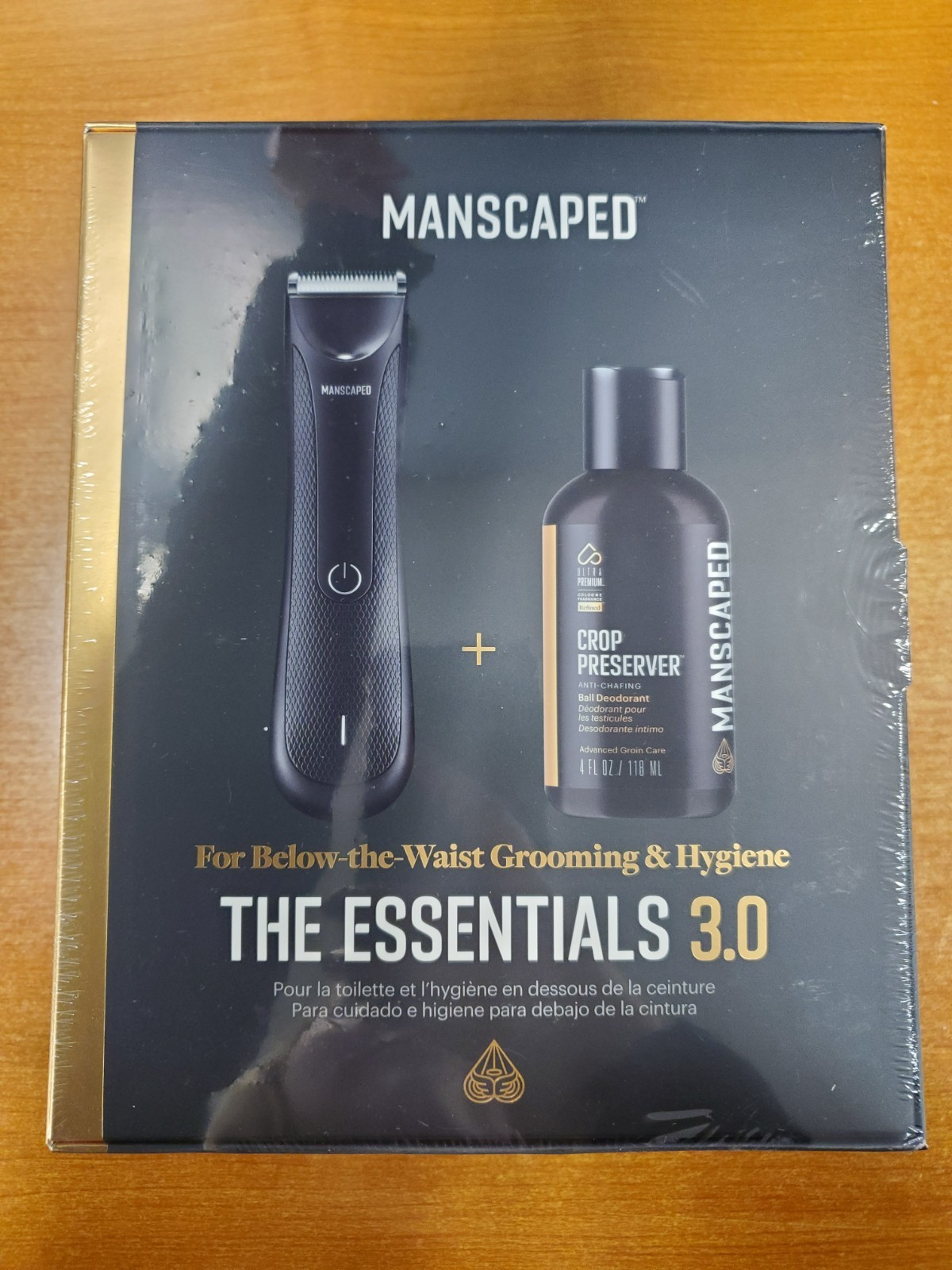 Manscaped The Essentials 3.0 Grooming Shaver&Crop Preserver NEW/SEALED 7996-10E