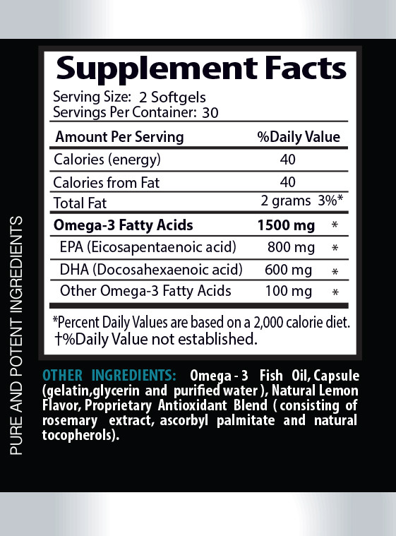 Omega 3 and 6 for dogs – Omega 8060 HIGHLY CONCENTRATED – fatty acids oil 1B