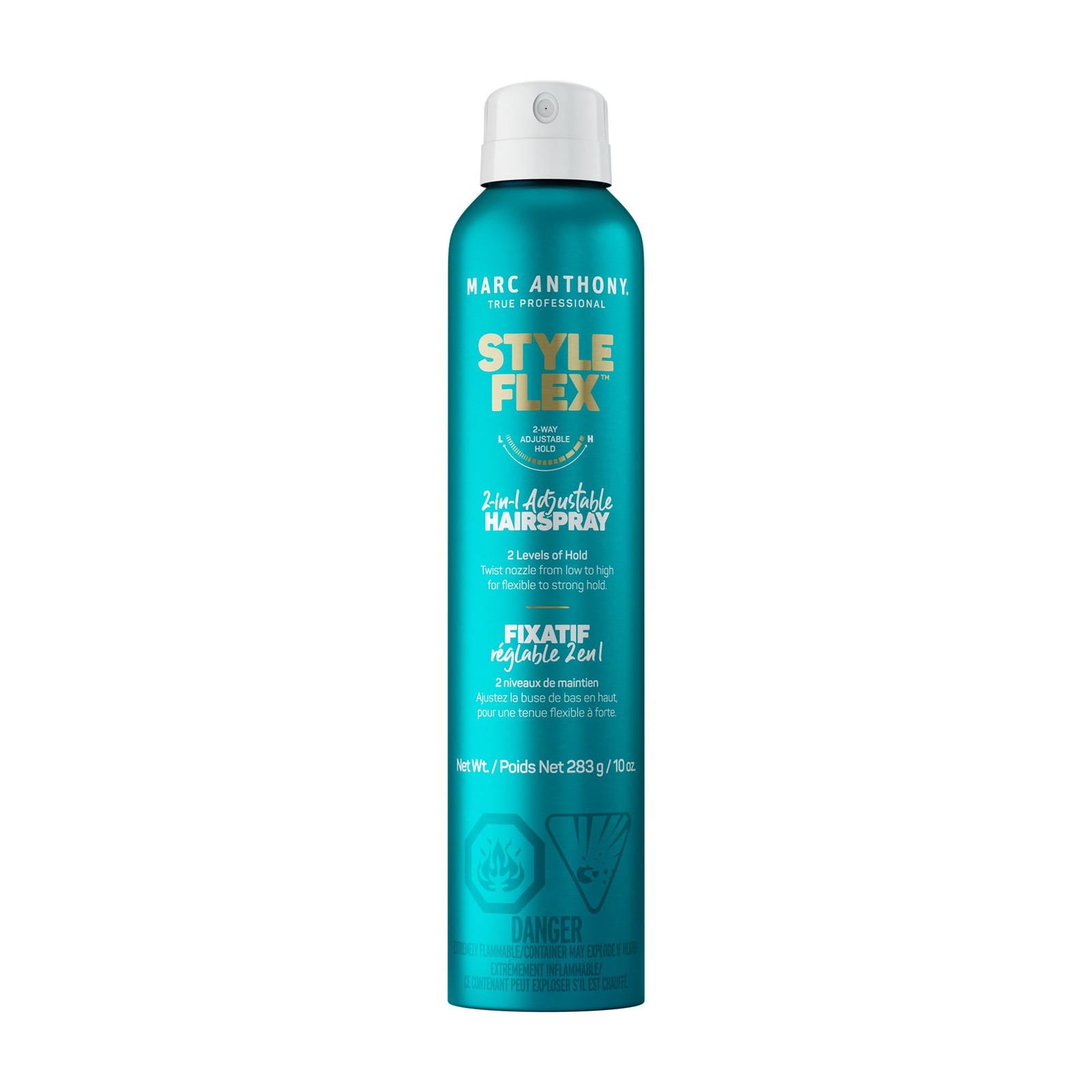 Flexible to Extra Strong Hold Hair Spray, Style Flex 2in1 Adjustable Hairspra…