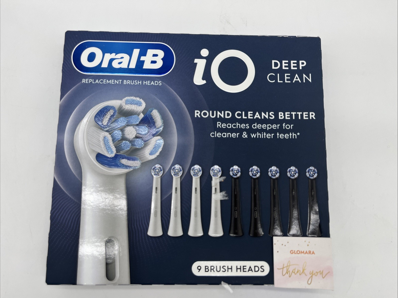 Oral-B iO Deep Clean Replacement Toothbrush Heads 9 Count NEW SEALED