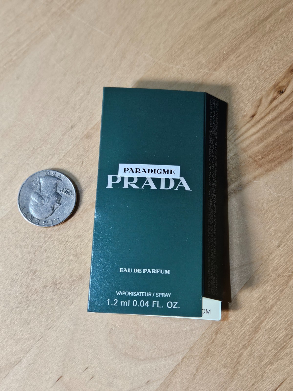 Prada Paradigme (0.04 Oz / 1.2 ML) Eau De Parfum Sample Spray *2025 Release*E2-4