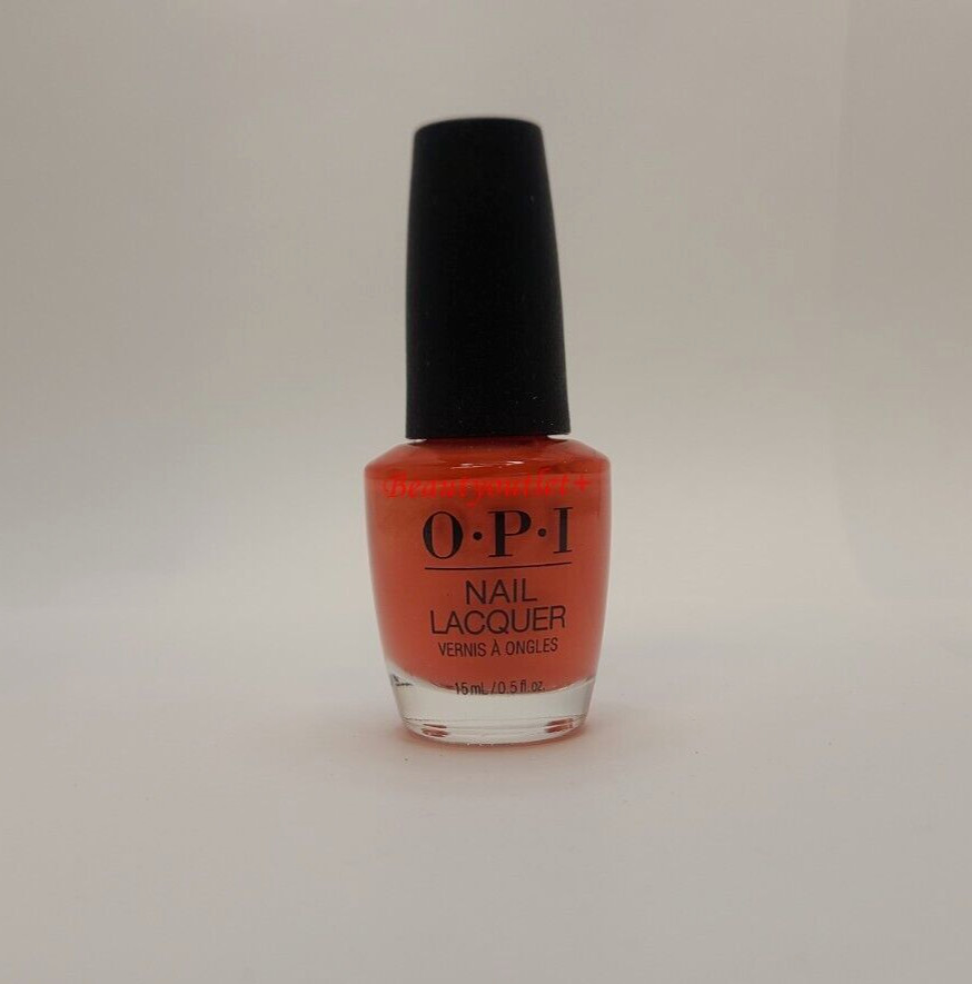 OPI Nail Lacquer Nail Polish – I Eat Mainely Lobster #NLT30 0.5oz