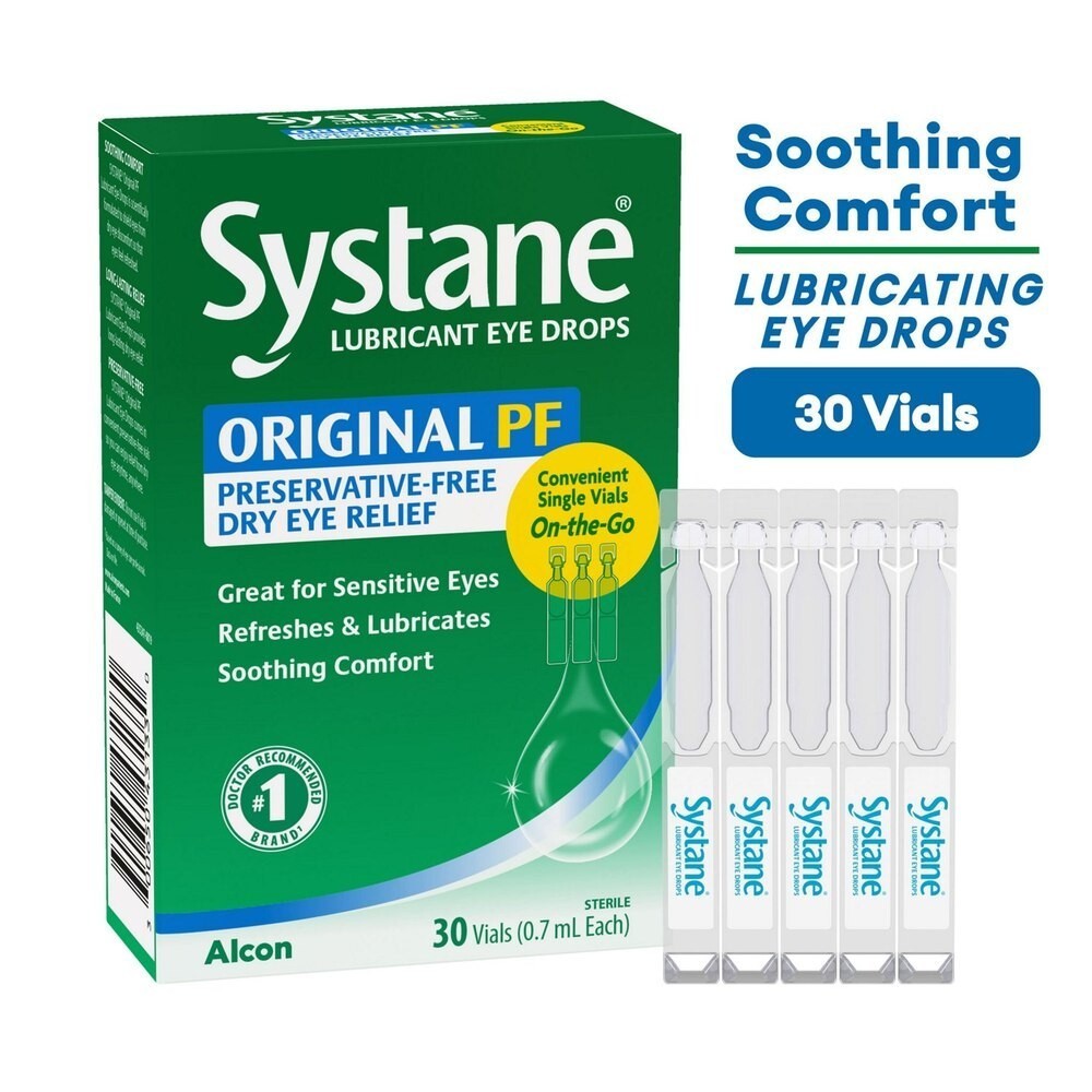 Systane ORIGINAL PF DRY EYE RELIEF – 30 Vials – On-The-Go