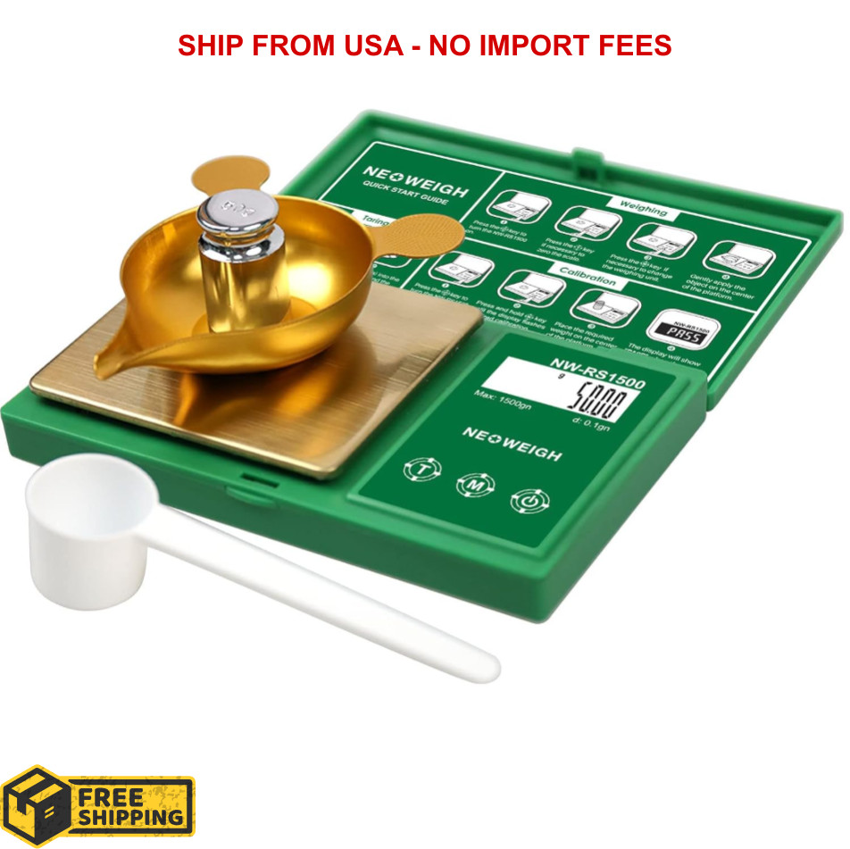 Reloading Scale Powder Scale for Reloading1500 Grains X 0.1Gn Digital Powder NEW