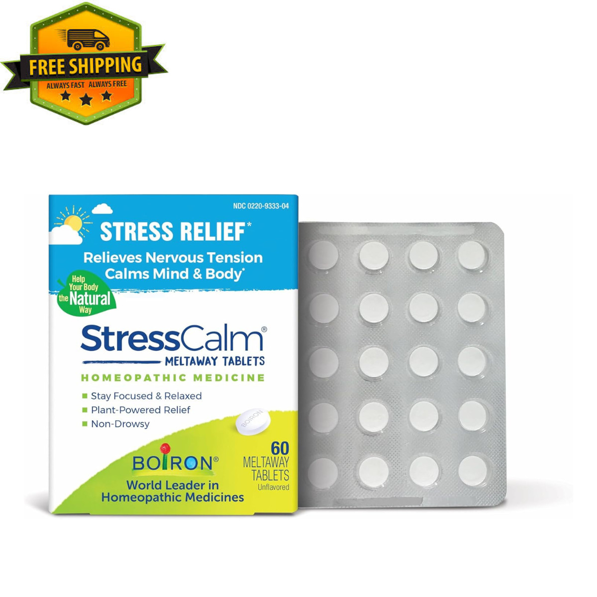 Stress Calm 60 Tabs By Boiron
