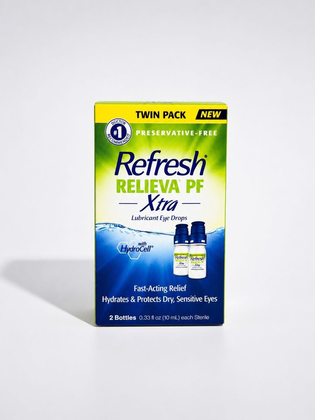 REFRESH Relieva PF XTRA Lubricating Eye Drop Twin Pack EXP 5/2027 and up