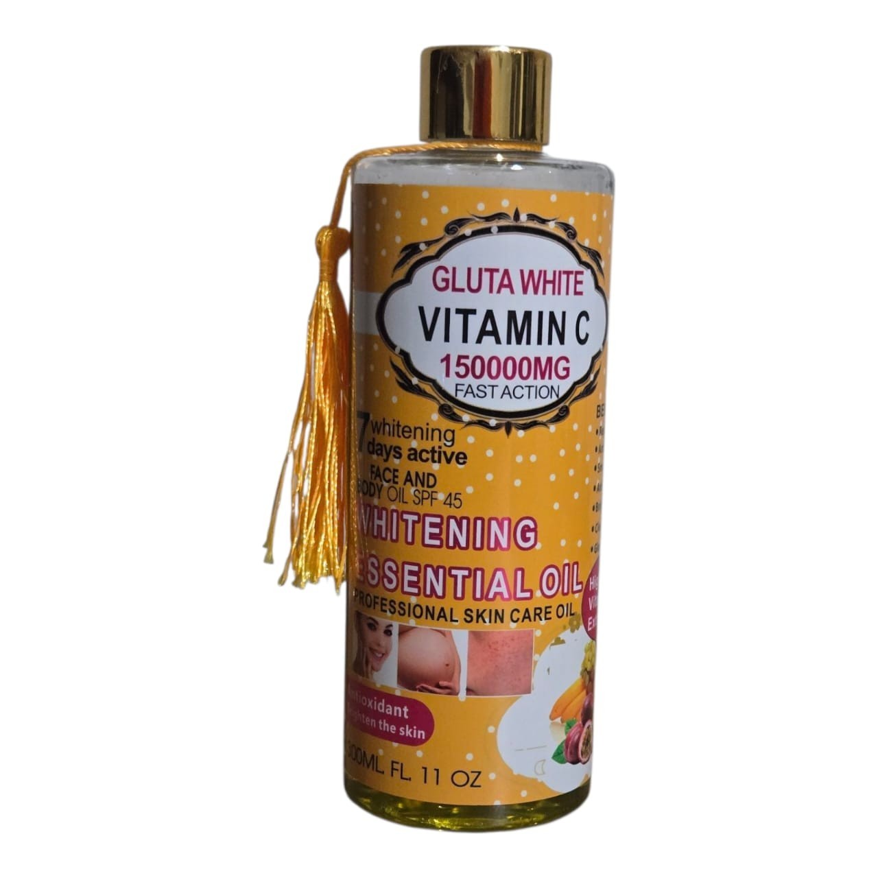 GLUTA WHITE Vitamin C Essential Oils 6 In 1 Whitening Glowing Oil Spf 45