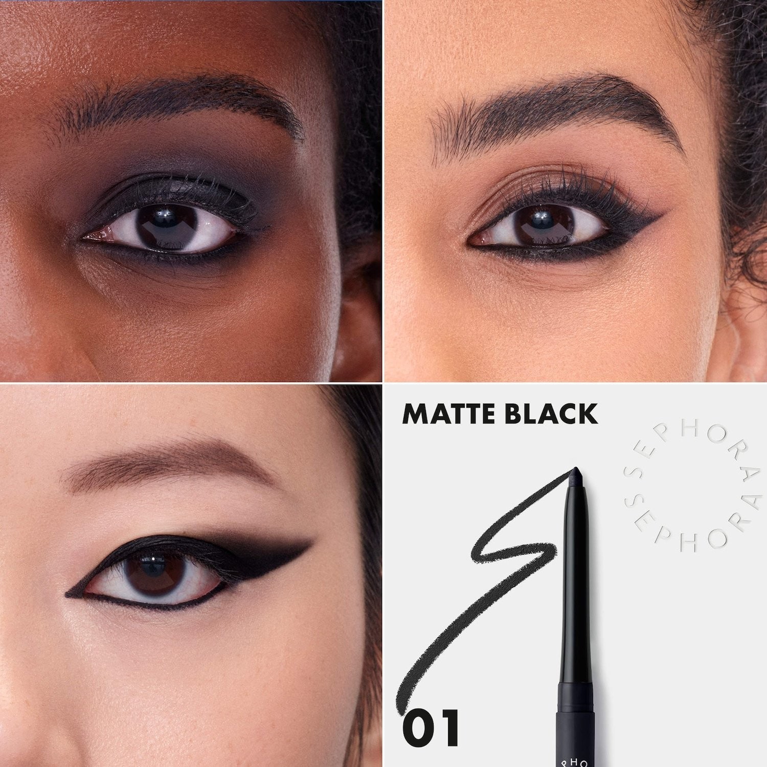 SEPHORA COLLECTION Authentic 12HR Colorful Waterproof Eyeliner 0.1 oz 11 shades