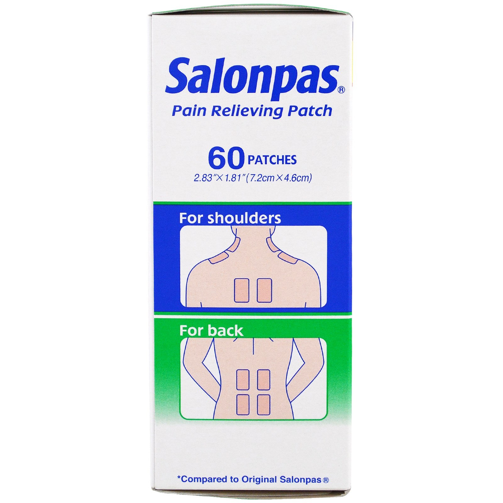 Pain Relieving Patch, 60 Patches