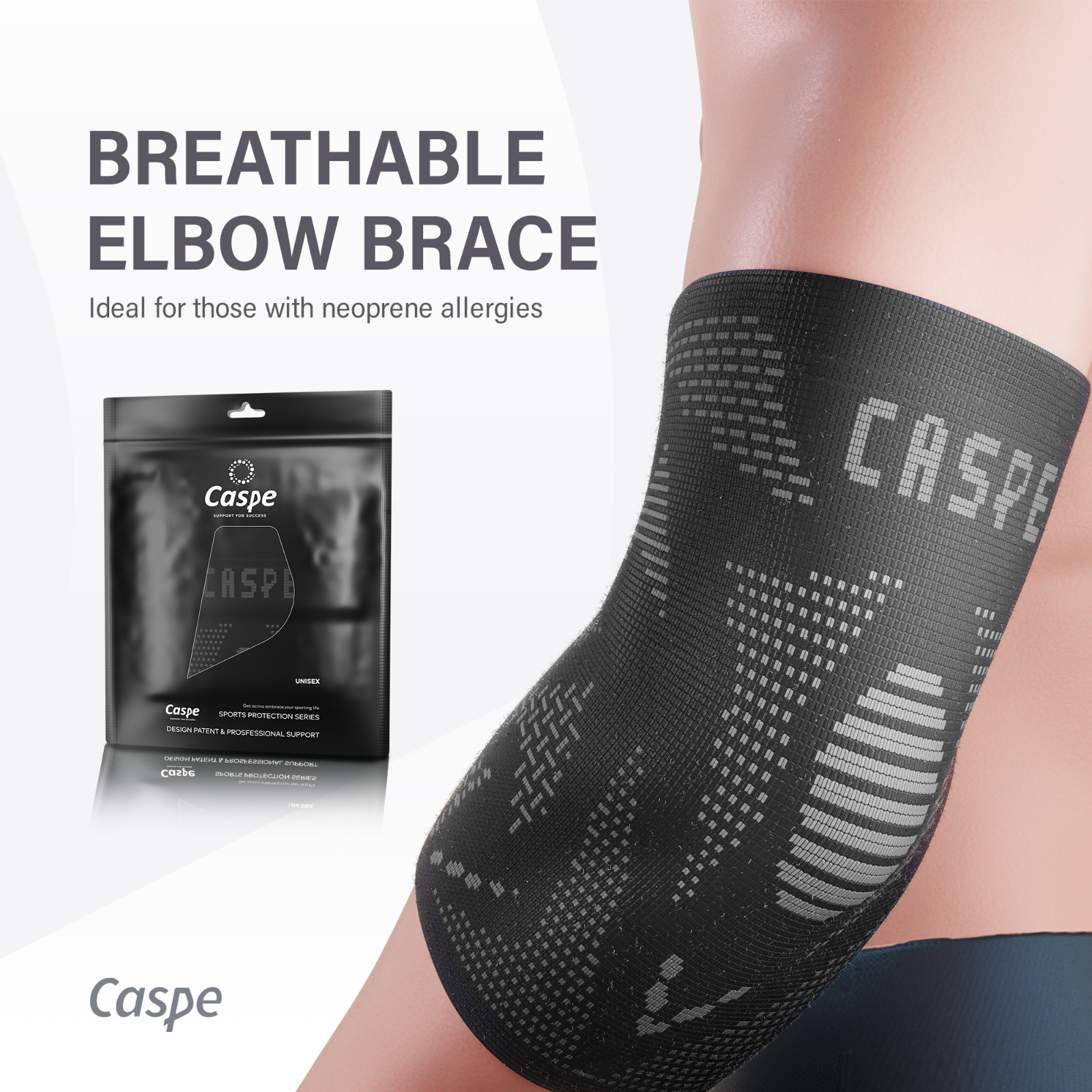 2X Elbow Brace Compression Support Sleeve Arthritis Tendonitis Reduce Joint Pain