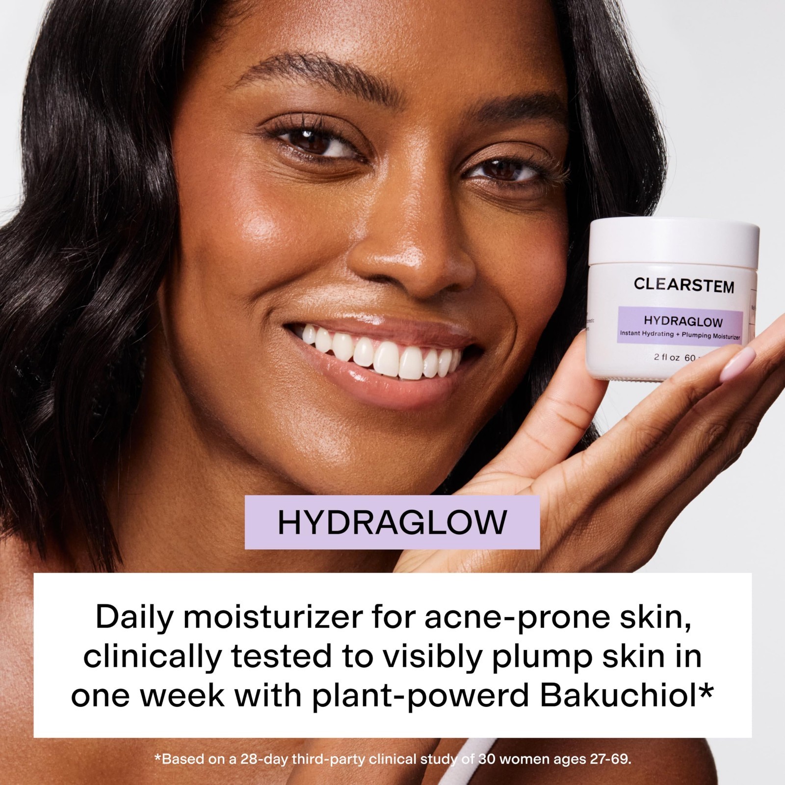 Hydraglow Stem Cell Moisturizer with Bakuchiol & Squalene – Youthful Skin Care,