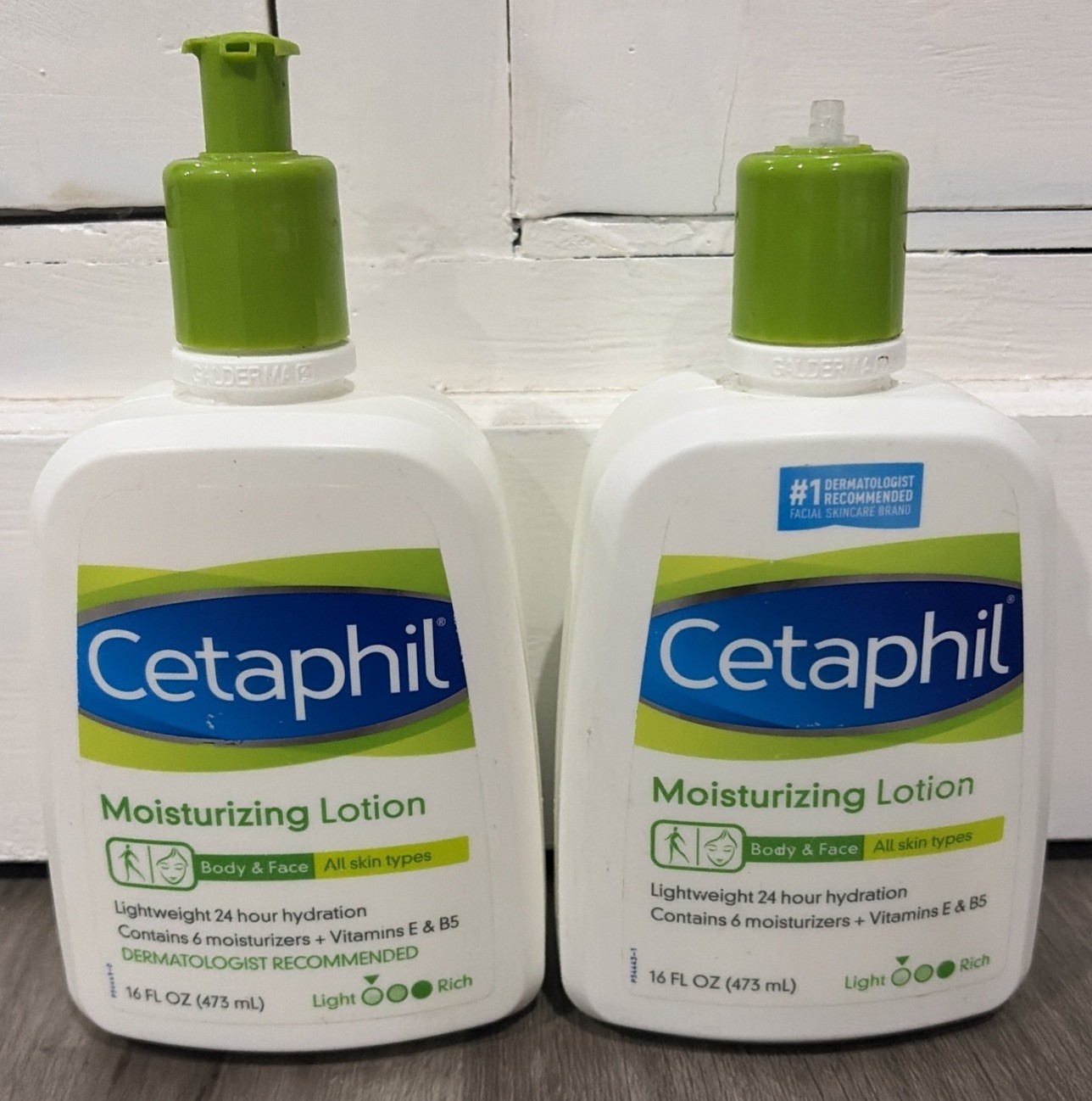 Cetaphil Hydrating Moisturizing Lotion for All Skin Types 16oz READ 2 Pack