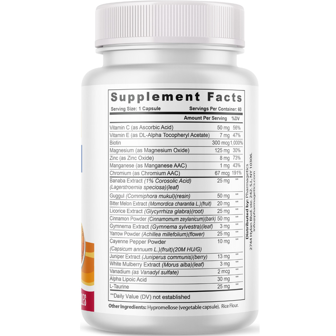 Gluco Gold Advanced Blood Health Formula, (3 Bottles) Genuine Blood Support