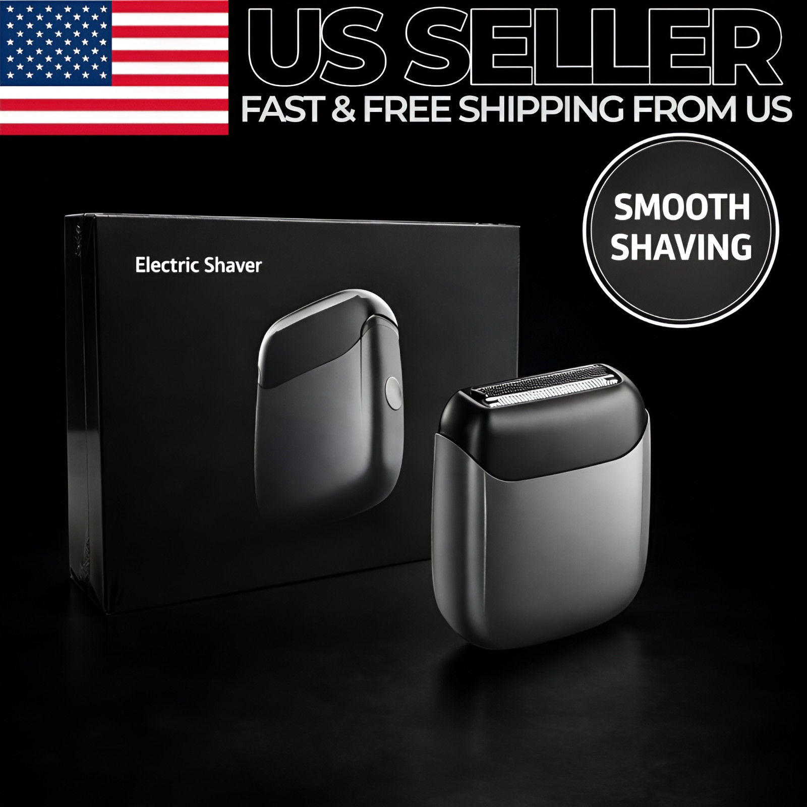 Mini Electric Shaver Portable USB-C Rechargeable Waterproof Travel Razor for Men