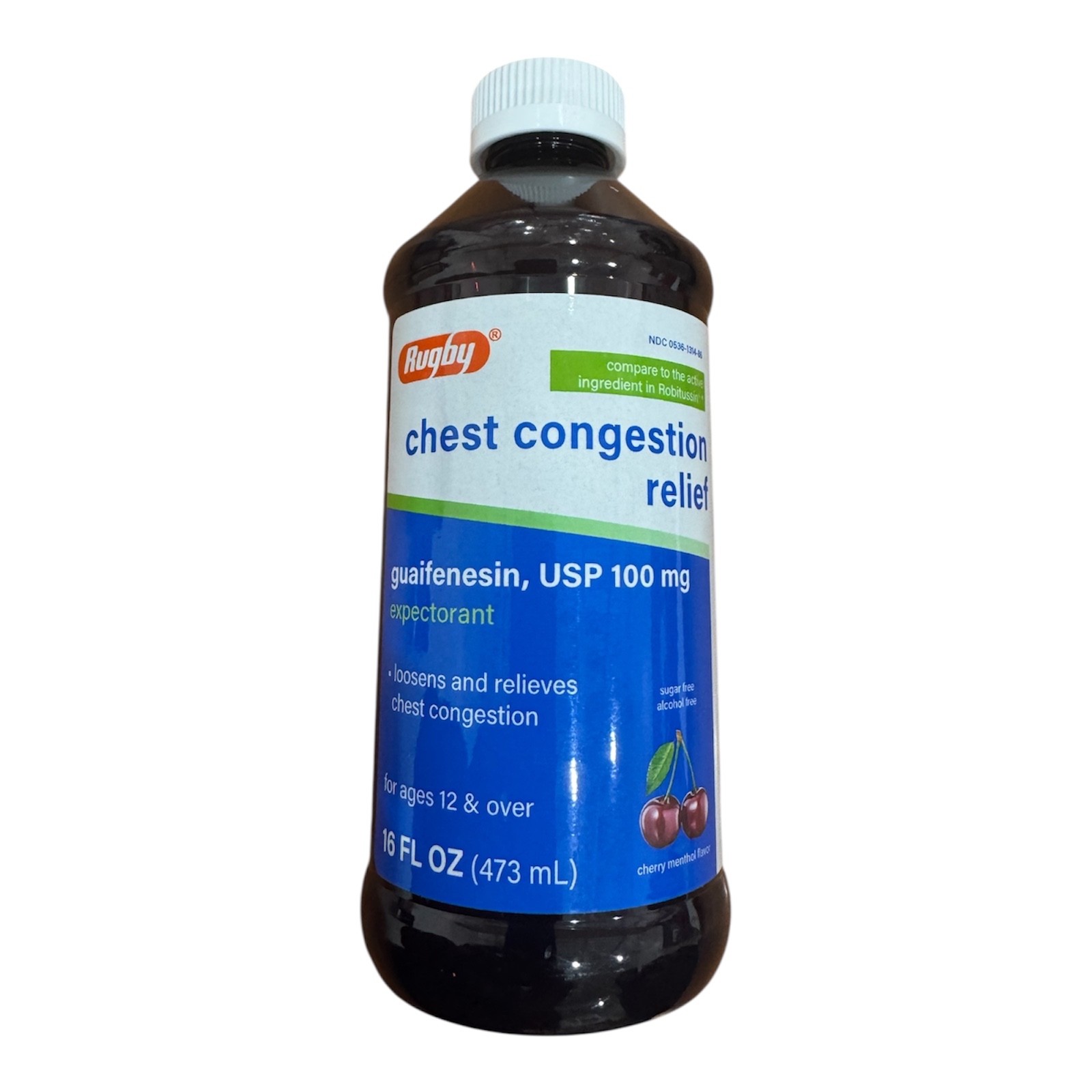 Rugby Chest Congestion Relief Syrup 16 Oz (473 ml)