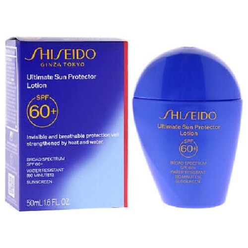 Ultimate Sun Protector Lotion SPF 60 Plus by Shiseido for Women 1.6oz NEW IN BOX