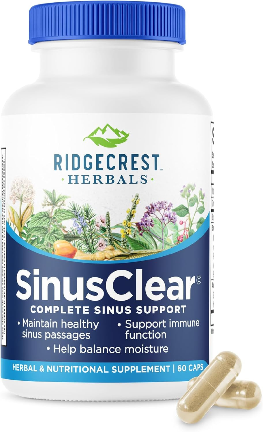 Ridgecrest Herbals Sinusclear, Complete Formula for Sinus and Nasal Health with