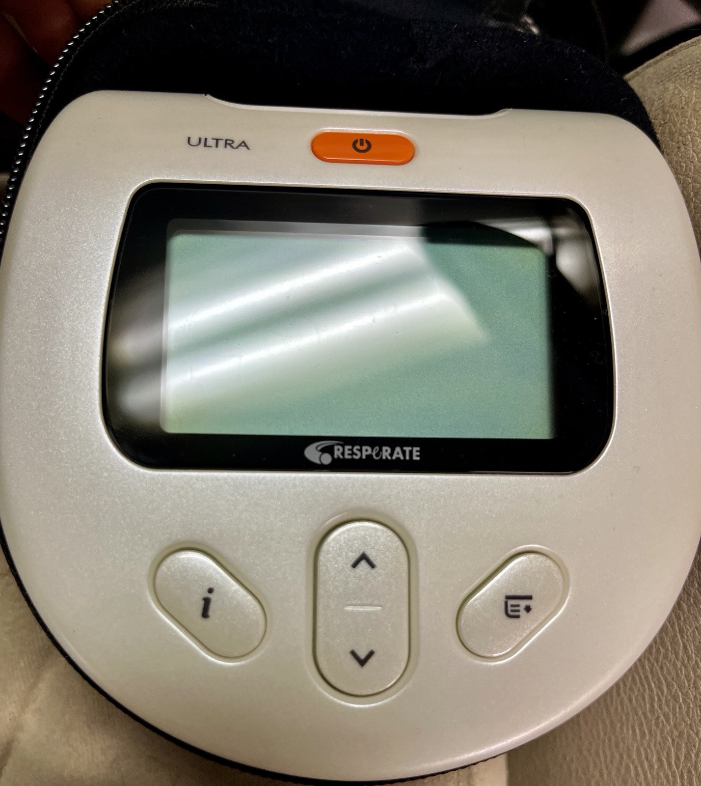 RESPeRATE Ultra RR152-1M (Ultra) Blood Pressure Lowering Device. W/ Sensor& Buds