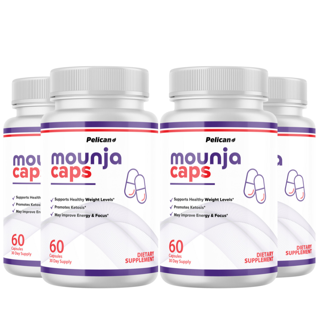 Mounja Caps- Keto & Weight Support- 4 Bottles- 240 Capsules