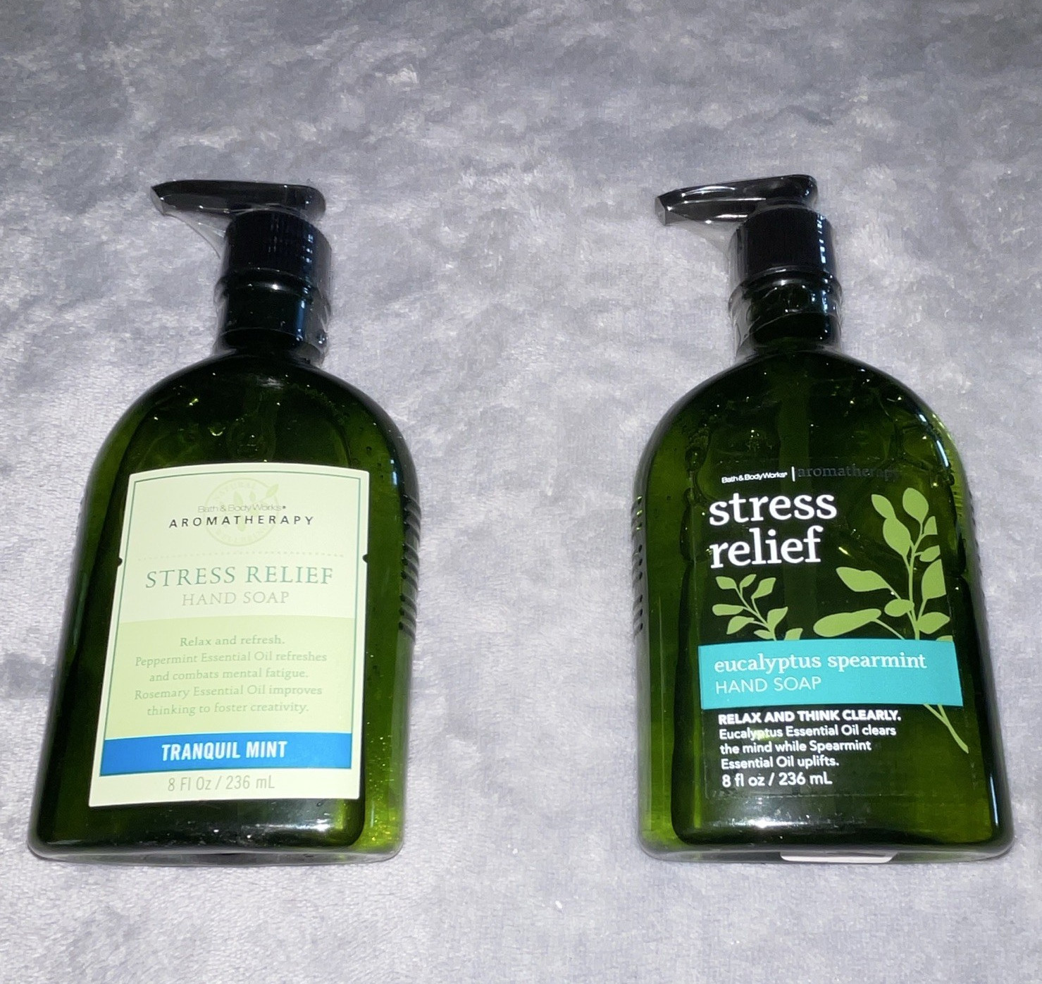 Bath & Body Works Aromatherapy Stress Relief Tranquil Mint Hand Soap 8 fl oz