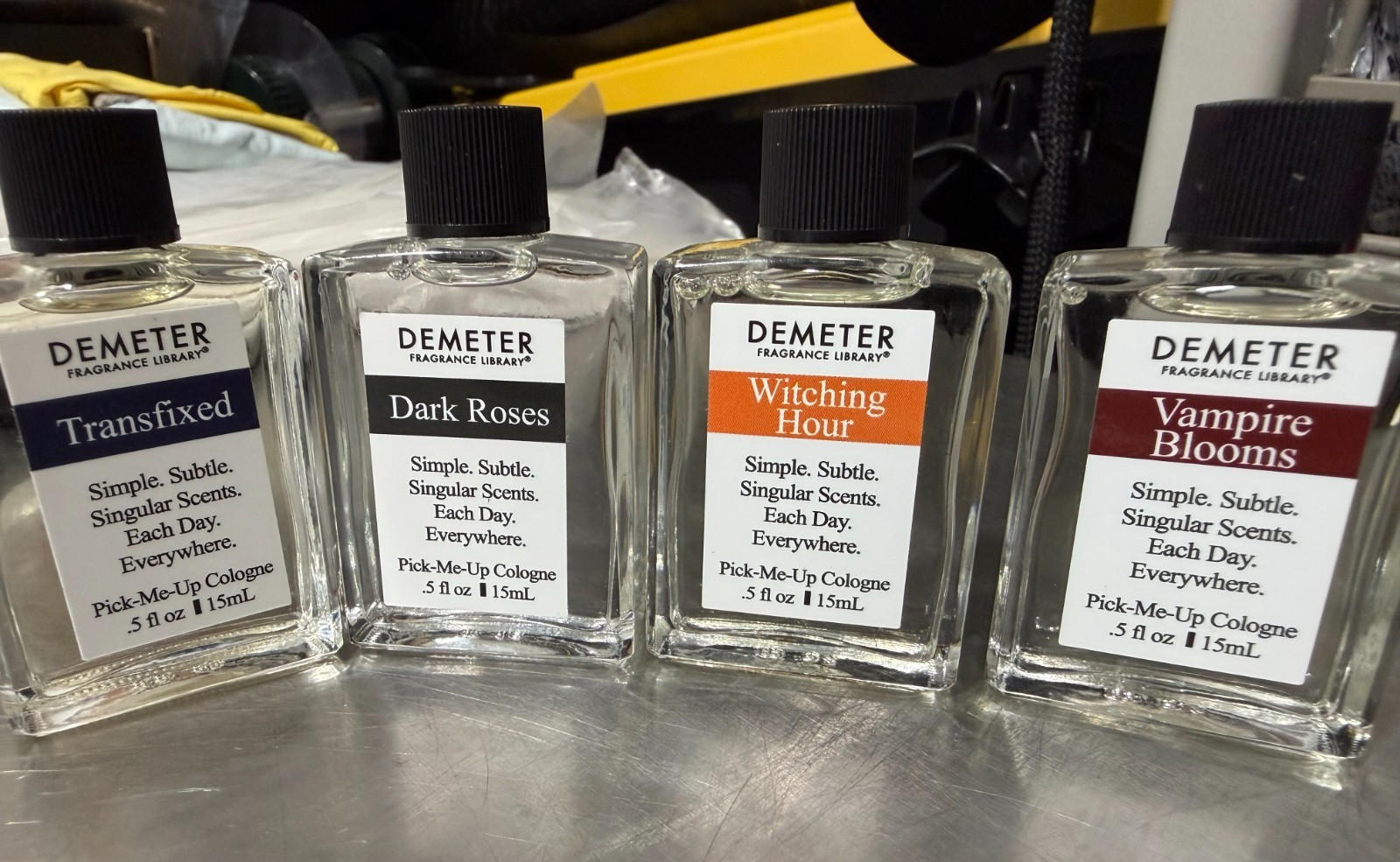 Demeter Cologne Mini .5 Oz Ea “Lot-of 4” NWOB