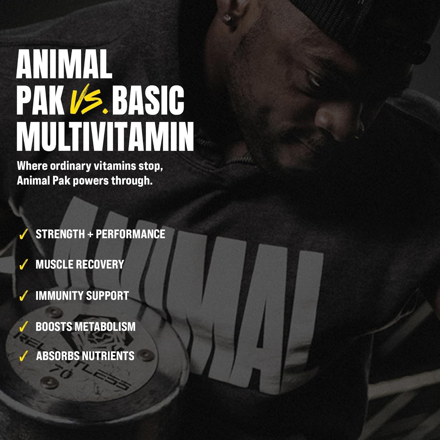 Animal Pak – Convenient Multivitamin for Men & Women Daily All-in-One 44 Count